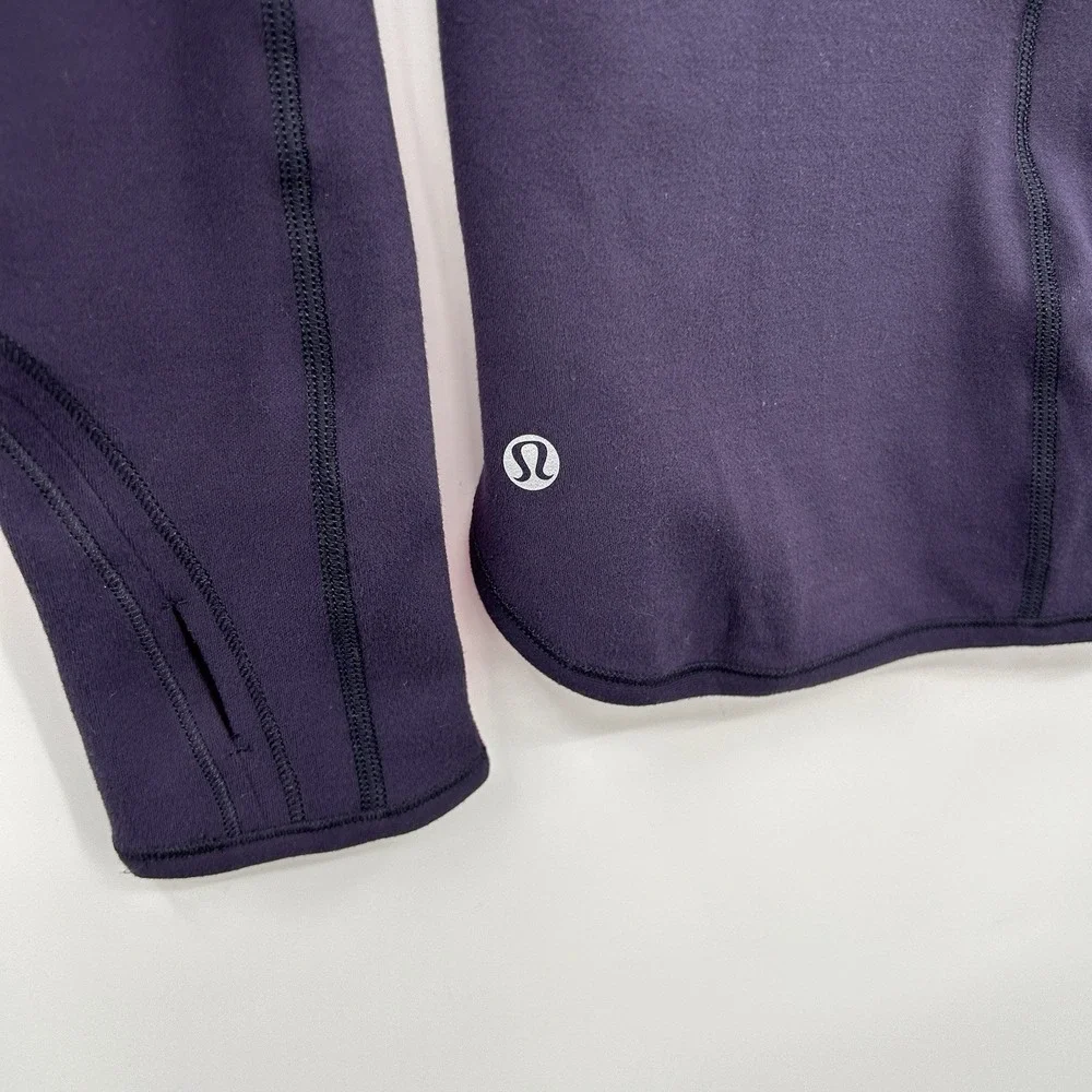 Lululemon Womens Runder Under Reversible Long Sleeve Shirt Size 4/6 RULU‎